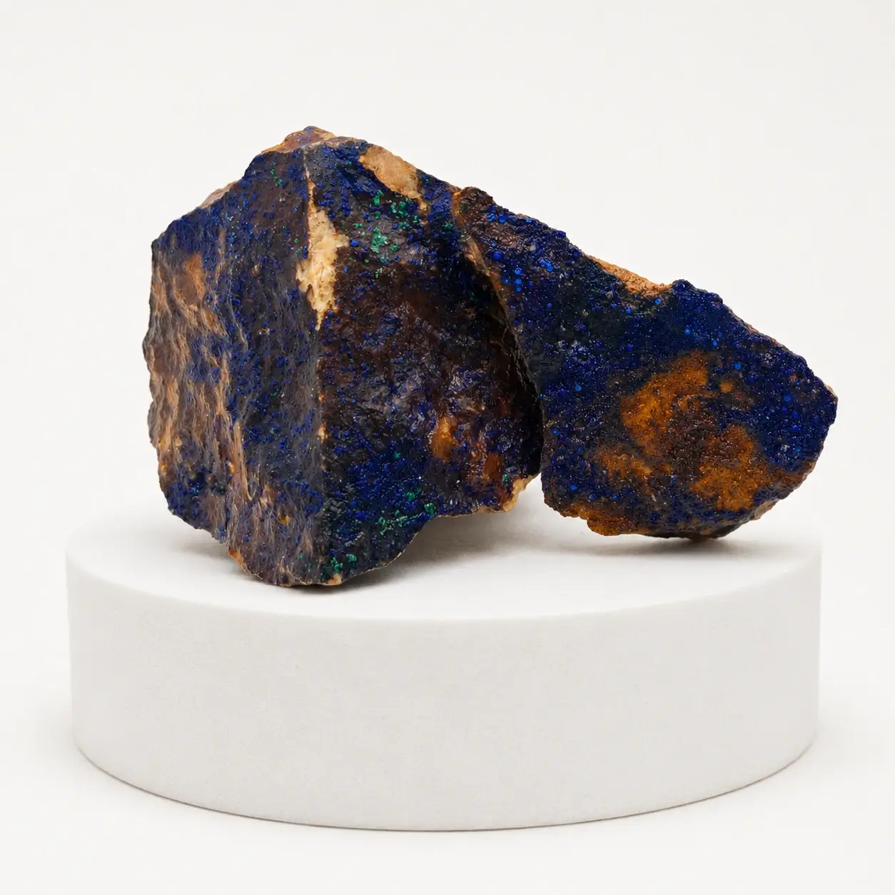 Azurite Raw Stone - Natural Rough Deep Blue Copper Carbonate Mineral Gemstone Pieces 2