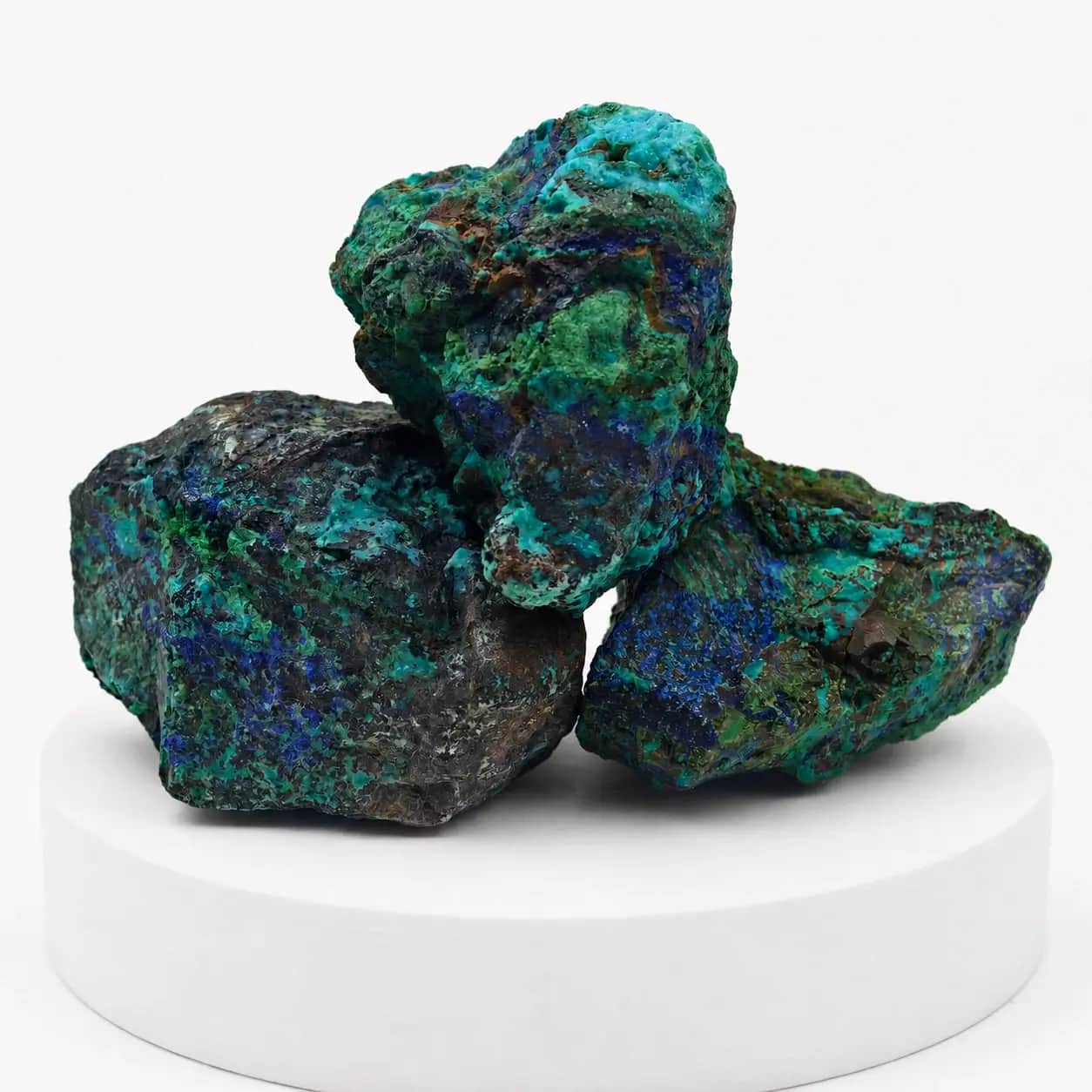 Chrysocolla Azurite B Quality Raw Stone - Natural Rough Blue Green Copper Mineral Gemstone 2