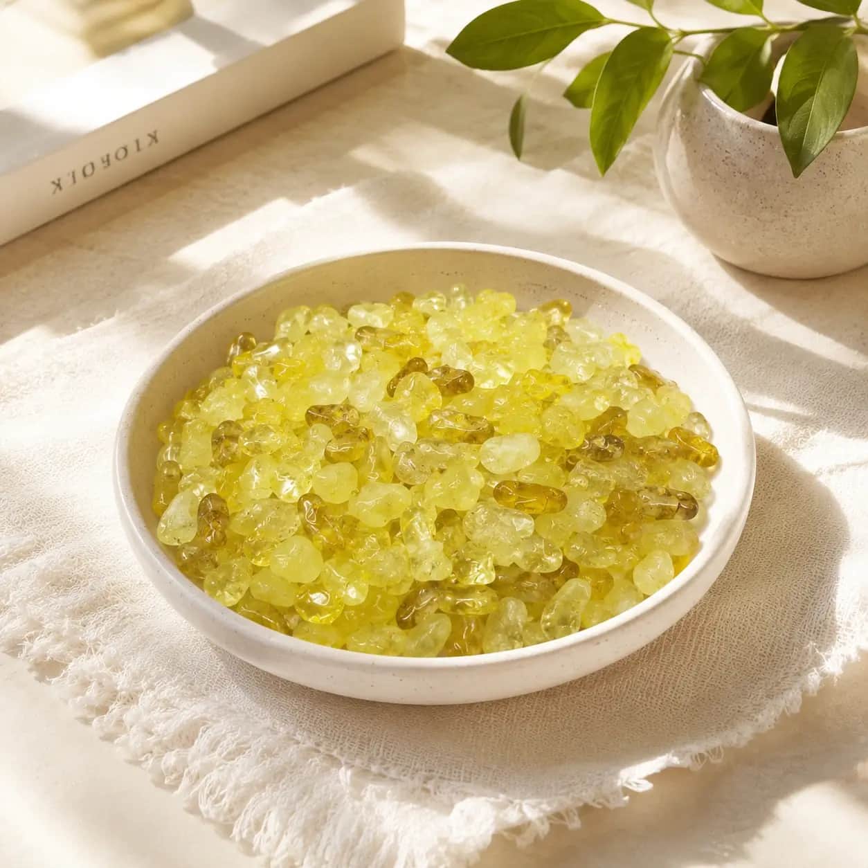 Citrine Chips - Natural Polished Yellow Quartz Gemstone Chips for Decor, Resin Art, Reiki & Crystal Collection 1