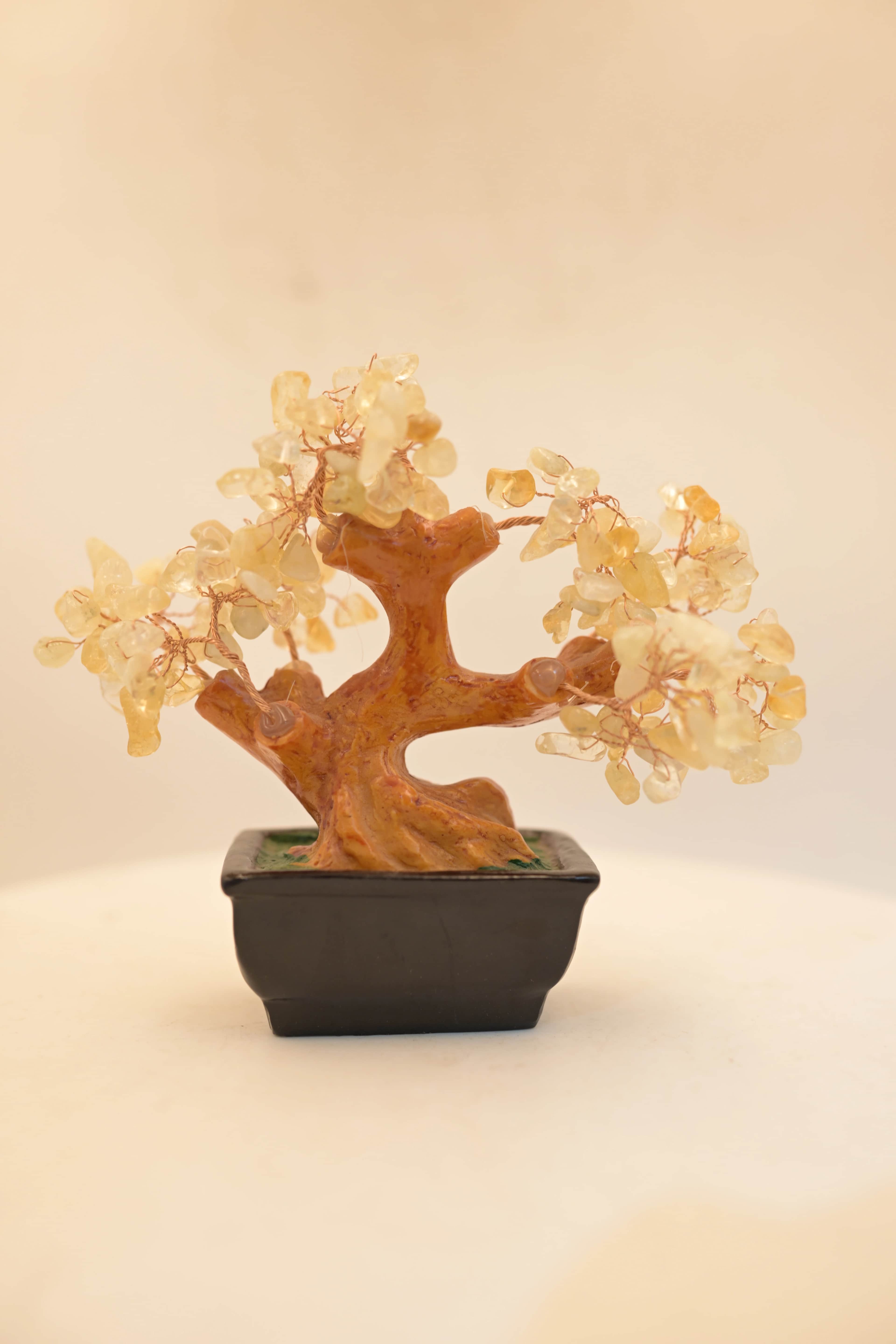 Citrine Crystal Tree – Abundance & Prosperity Stone Décor 2