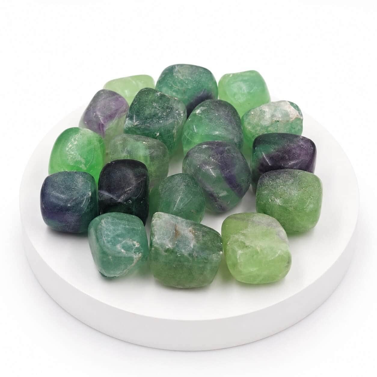 Green Fluorite Tumbled Stone | Natural Polished Gemstone Pieces for Home Décor, Crystal Collection & Premium Gift 2