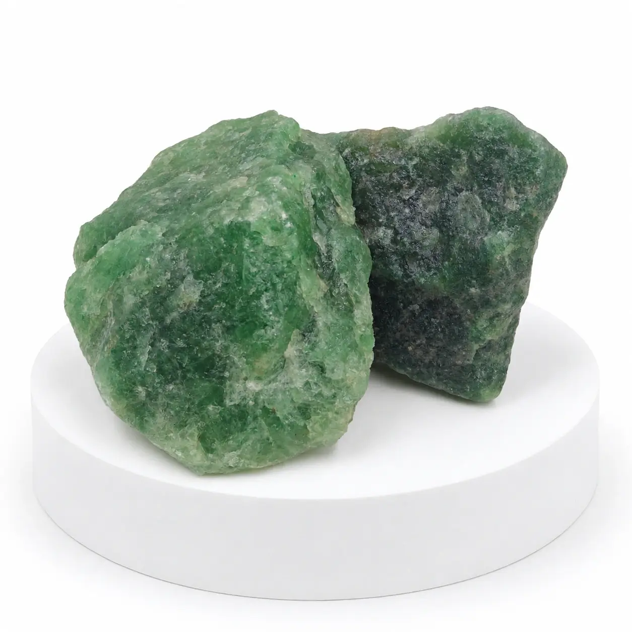 Green Strawberry A Quality Raw Stone - Natural Rough Green Strawberry Quartz Gemstone Pieces 2