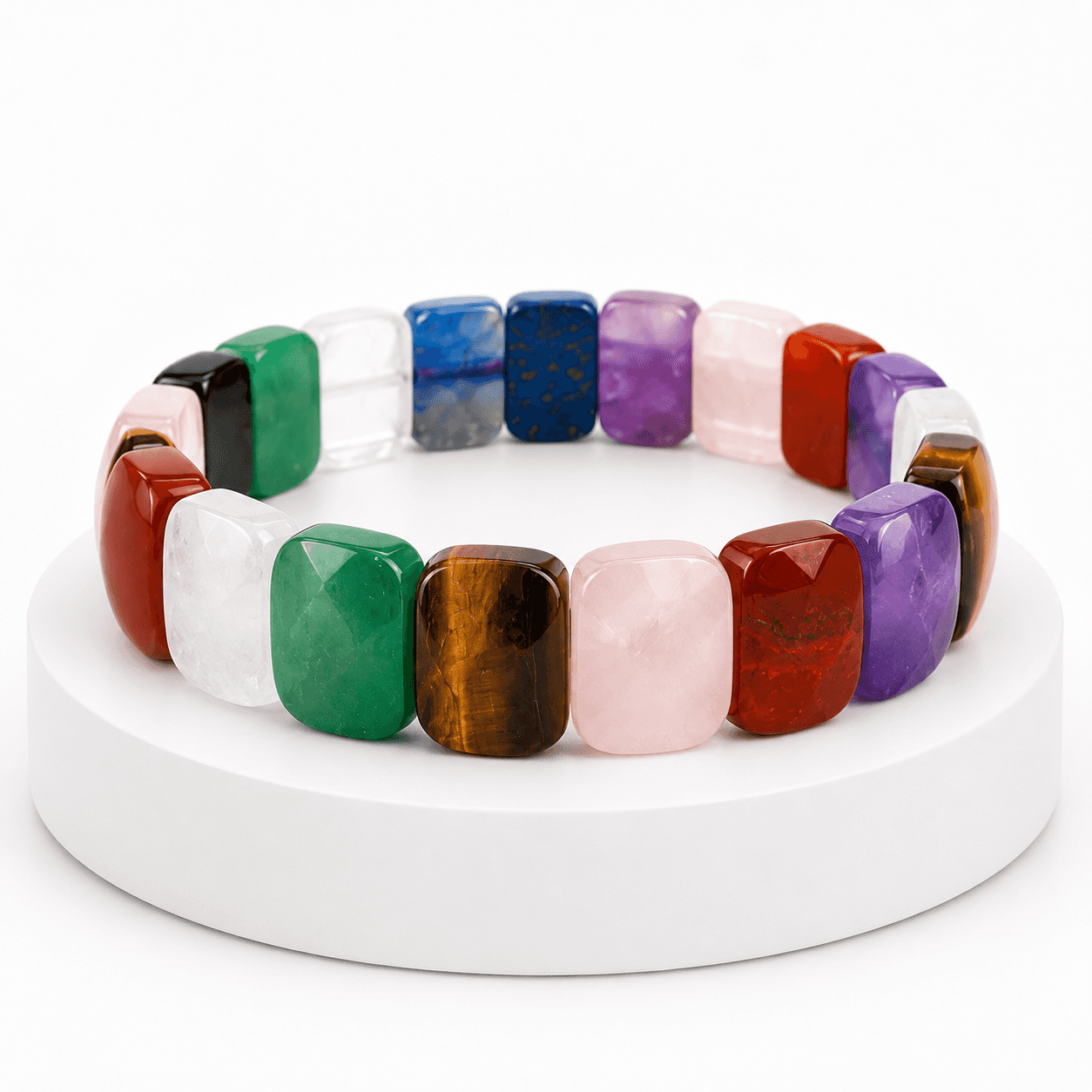 Multi Gemstone Round Bracelet 2