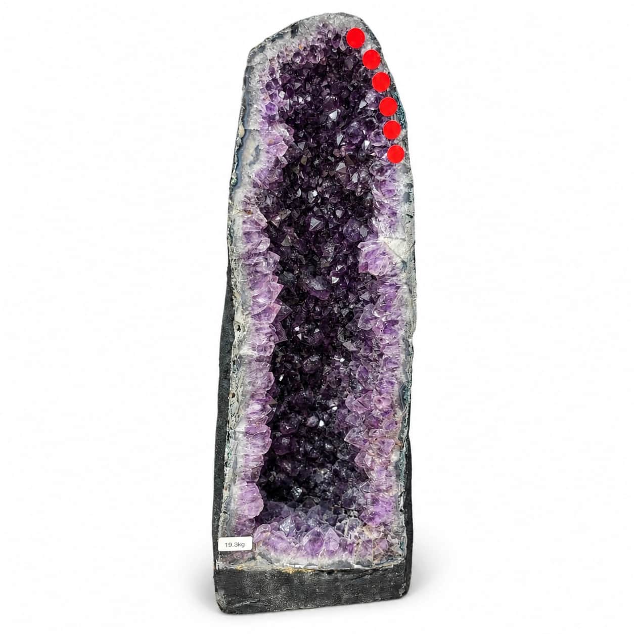 Natural Amethyst Geode Decorative Showpiece - 19 KG, 20 inch 2