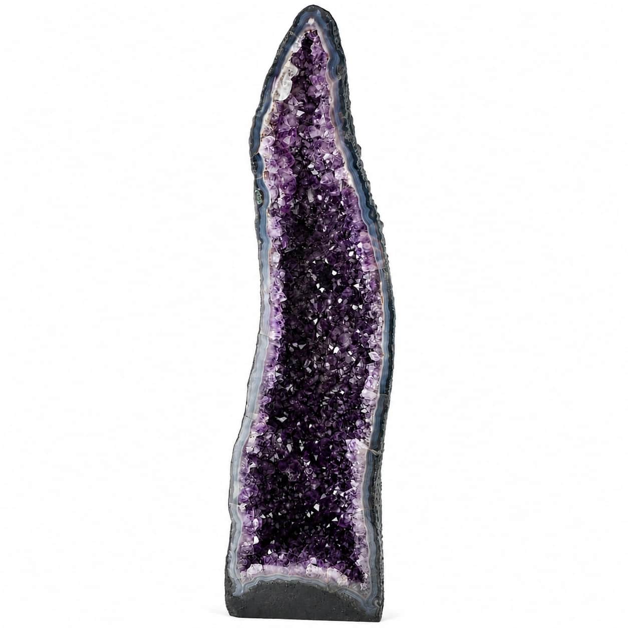 Natural Amethyst Geode Decorative Showpiece 24 KG, 29 Inch 2
