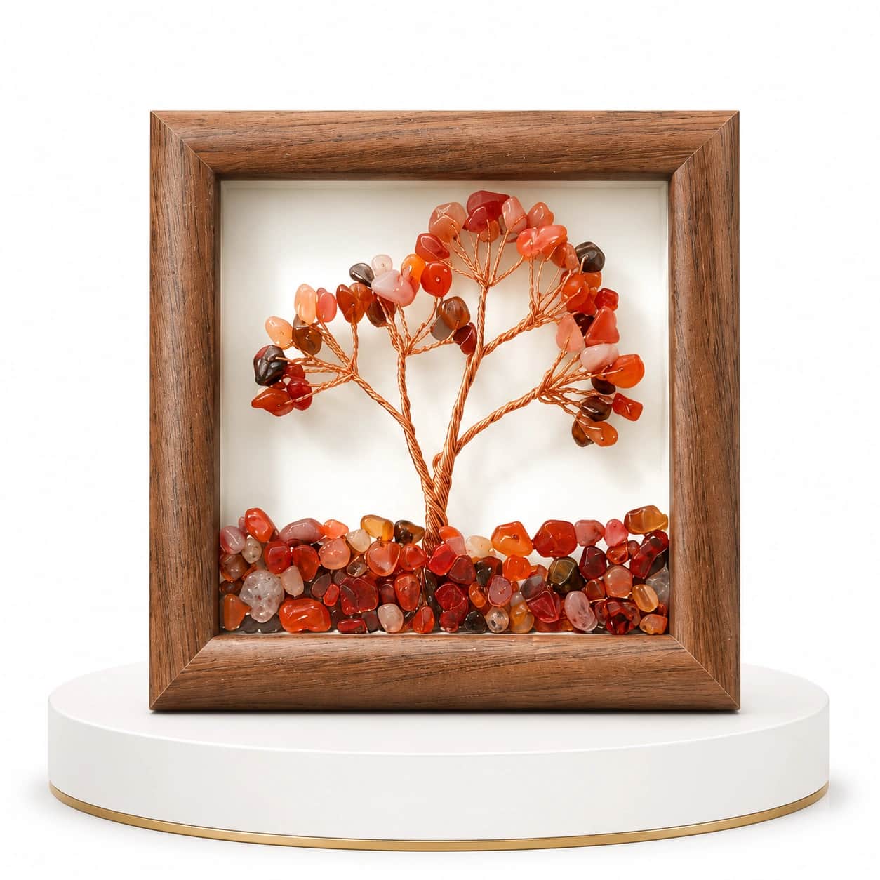 Natural Carnelian Crystal Tree Frame 2