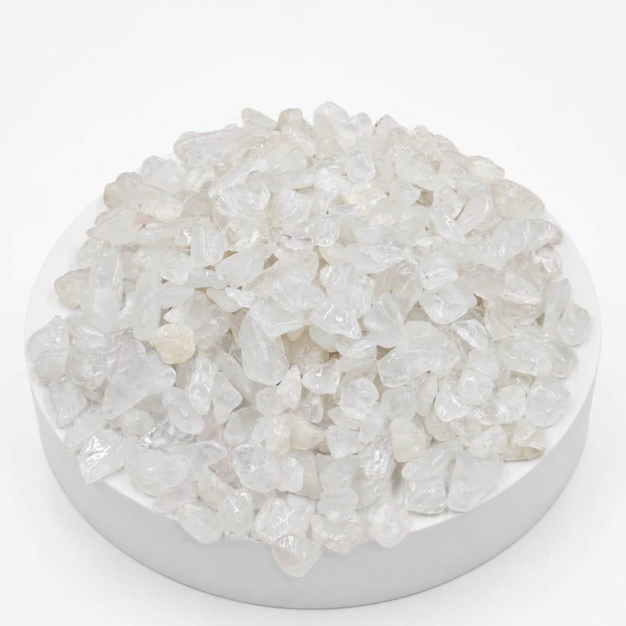 Natural Clear Quartz Polished Gemstone Chips for Decor, Healing, Resin Art & Craft Use 2