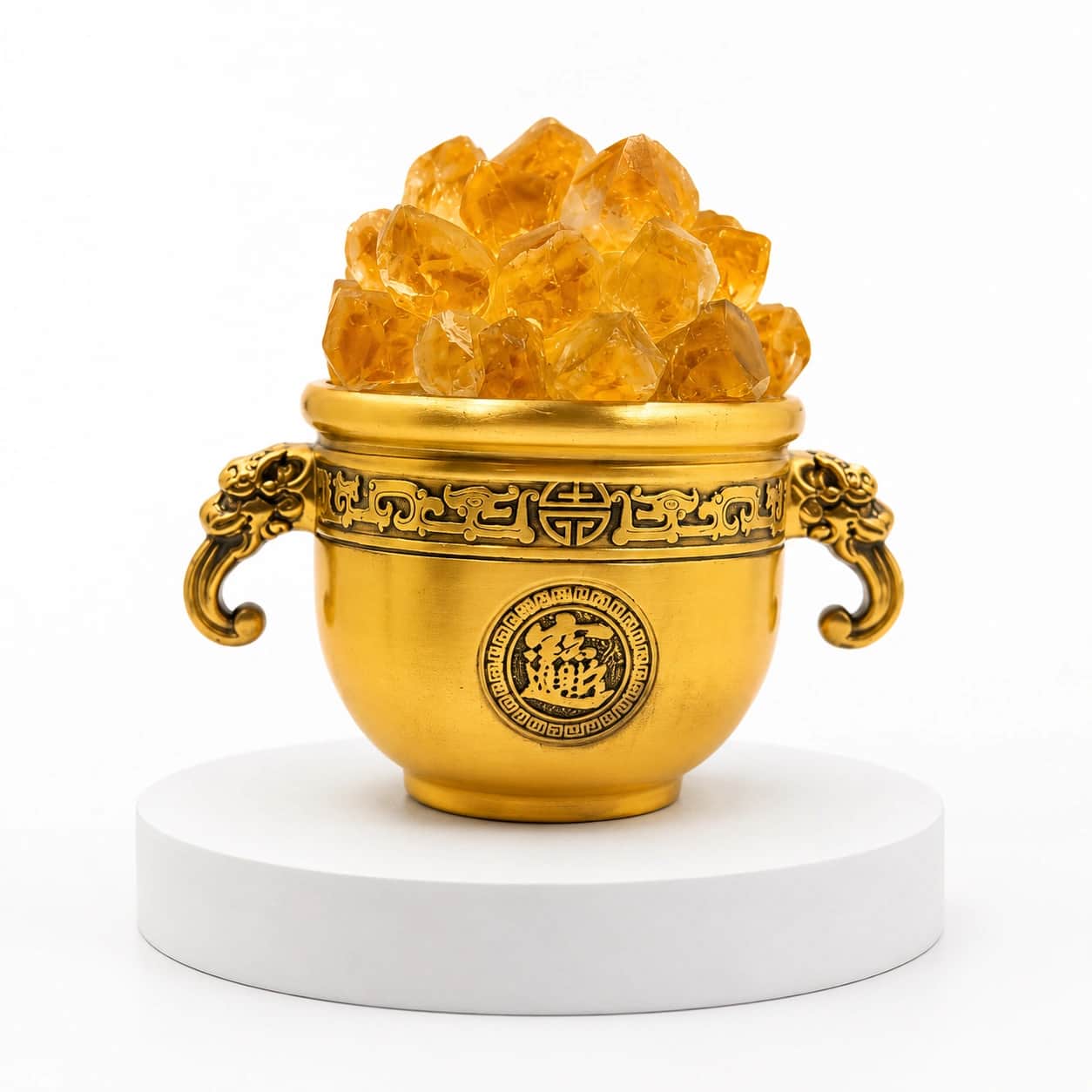 Natural Crystal Cluster Urn – Luxury Decorative Crystal Accent 2