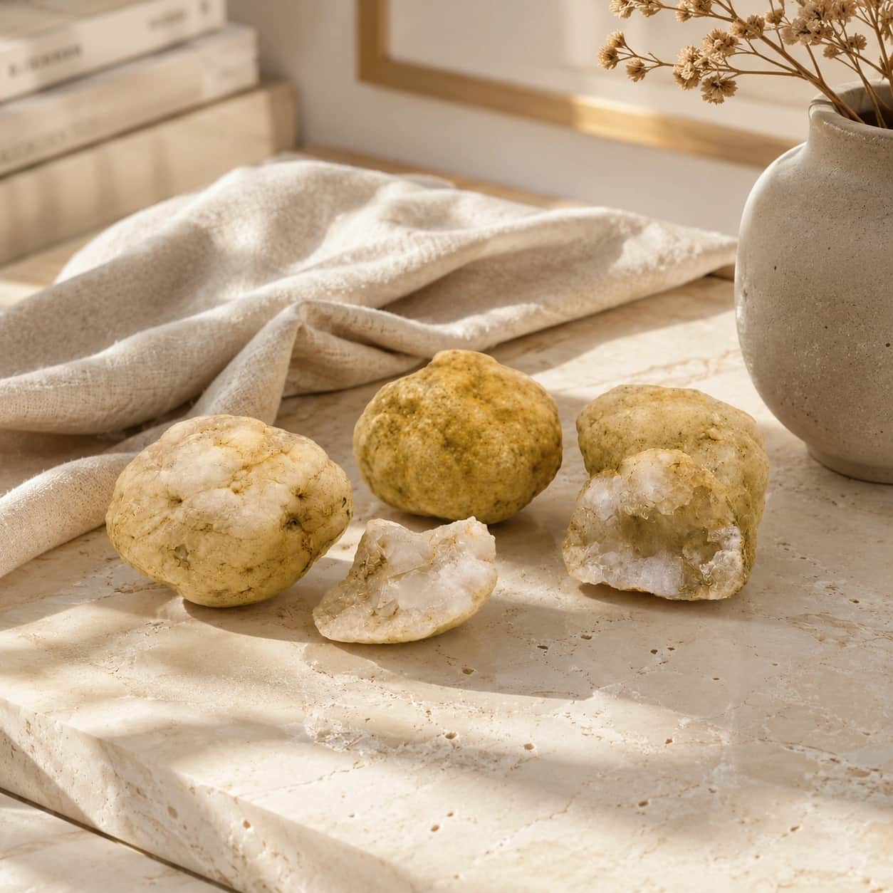 Natural Quartz Geodes – Raw Geode Crystal Stones 1