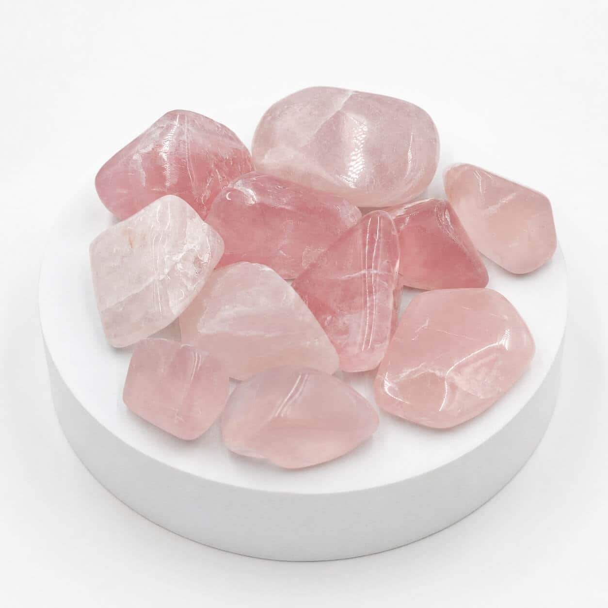 Natural Rose Quartz Tumbled Stones | Smooth Polished Pink Quartz Crystal for Healing, Decor, Reiki & Craft Use 2