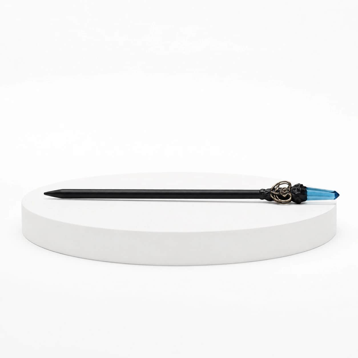 Premium Blue Crystal Wand Decor 2