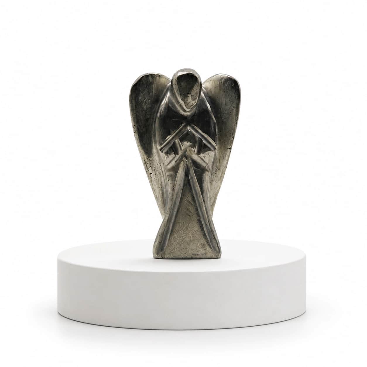 Pyrite Protector Angel | Natural Pyrite Crystal Carved Angel Figurine | Protection, Abundance & Positive Energy Decor 2