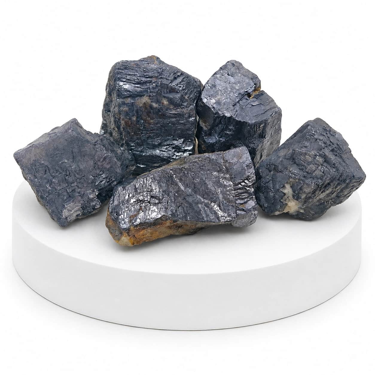 Raw Galena Stone | Natural Metallic Sulfide Crystal | Lead-Gray Mineral Specimen for Décor, Collectors & Crystal Display 2