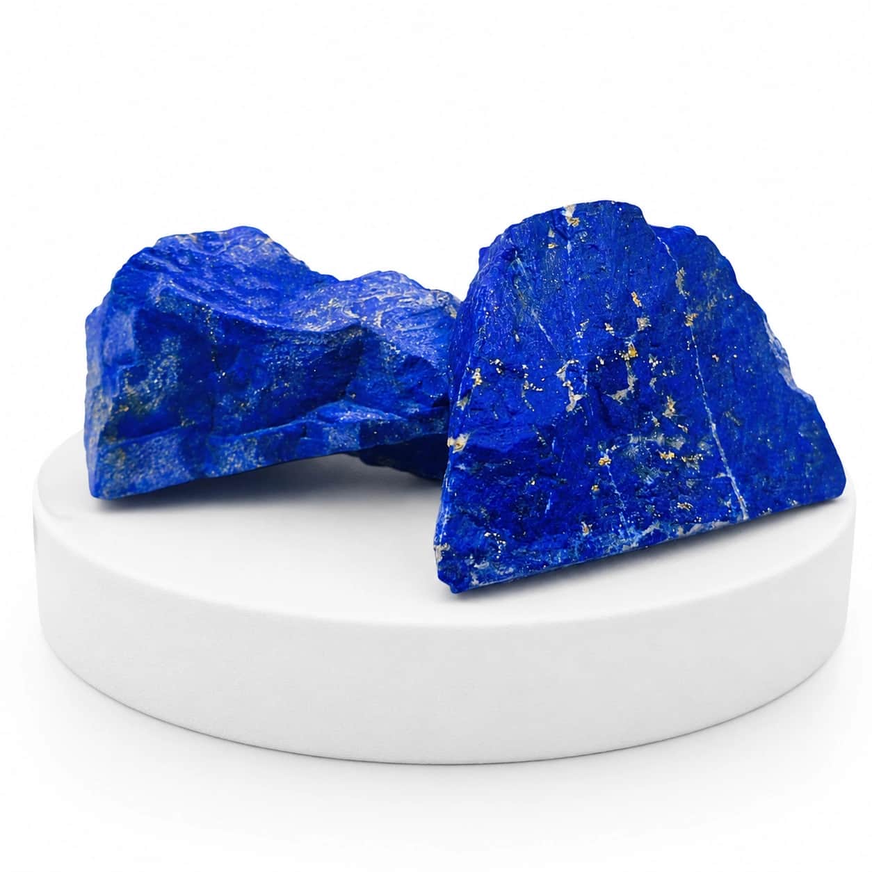 Raw Lapis Lazuli Natural Gemstone | 100% Natural & Untreated | Premium A-Quality | Deep Royal Blue with Gold Pyrite Flecks | Stone Mart 2