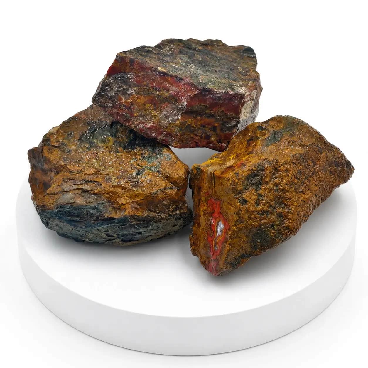 Seam Agate Raw Stone - Natural Rough Agate Gemstone Pieces 2