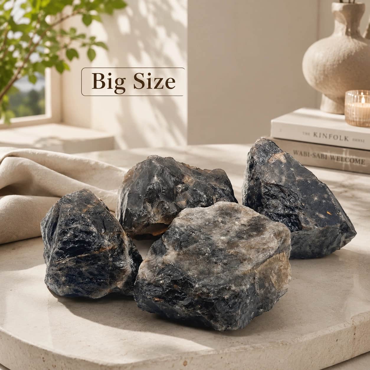 Smoky Quartz Natural Raw Gemstone Big Size Rough Stones 4 to 6 cm for Home Decor, Healing, Crystal Collection 1