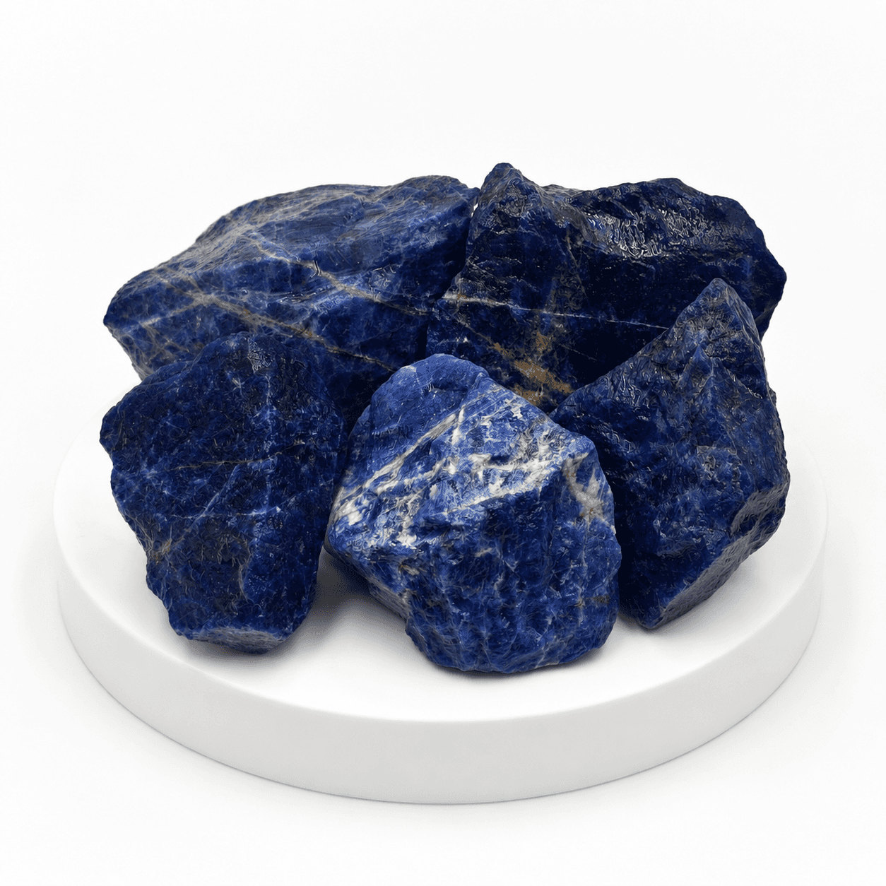 Sodalite Raw Stone - Natural Rough Deep Blue Gemstone Chunks 2